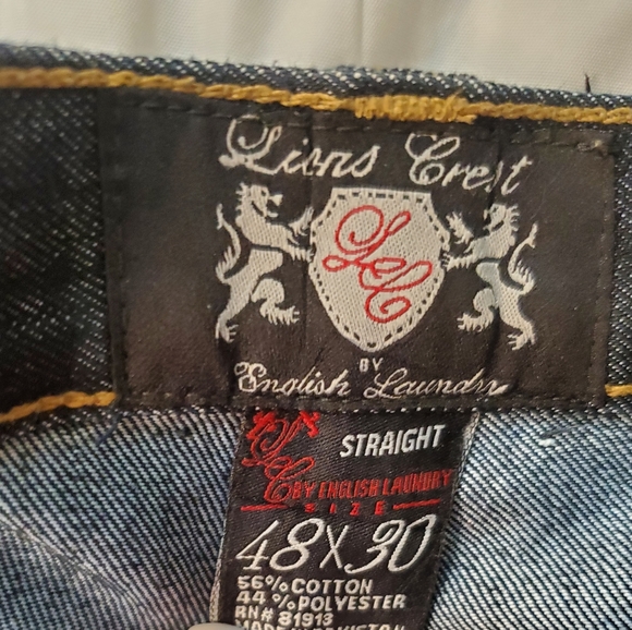 Lion's Crest Big & Tall 48x30 Straight Leg Jeans - Picture 3 of 4